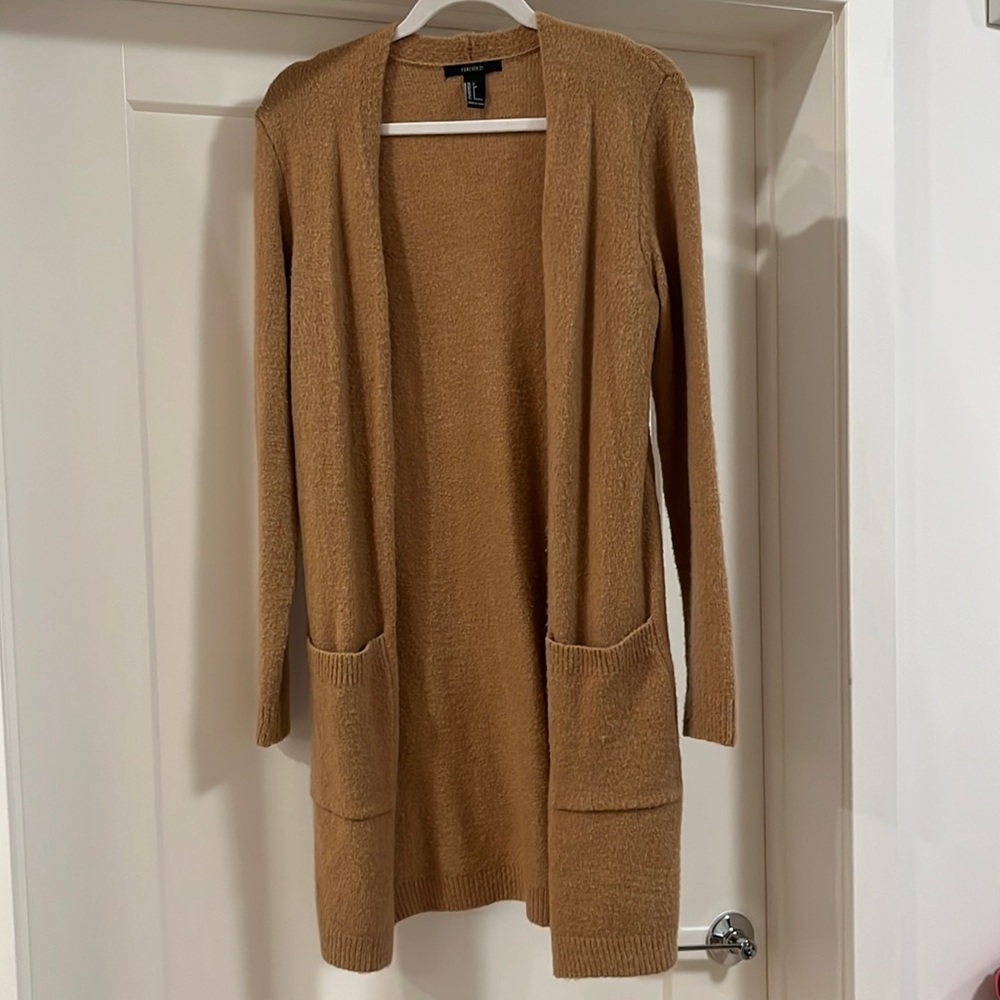 Forever 21 tan cardigan- size small
